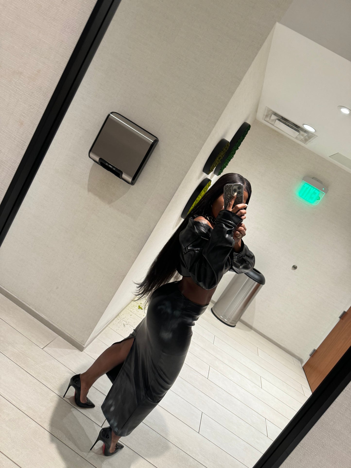Mile leather jacket