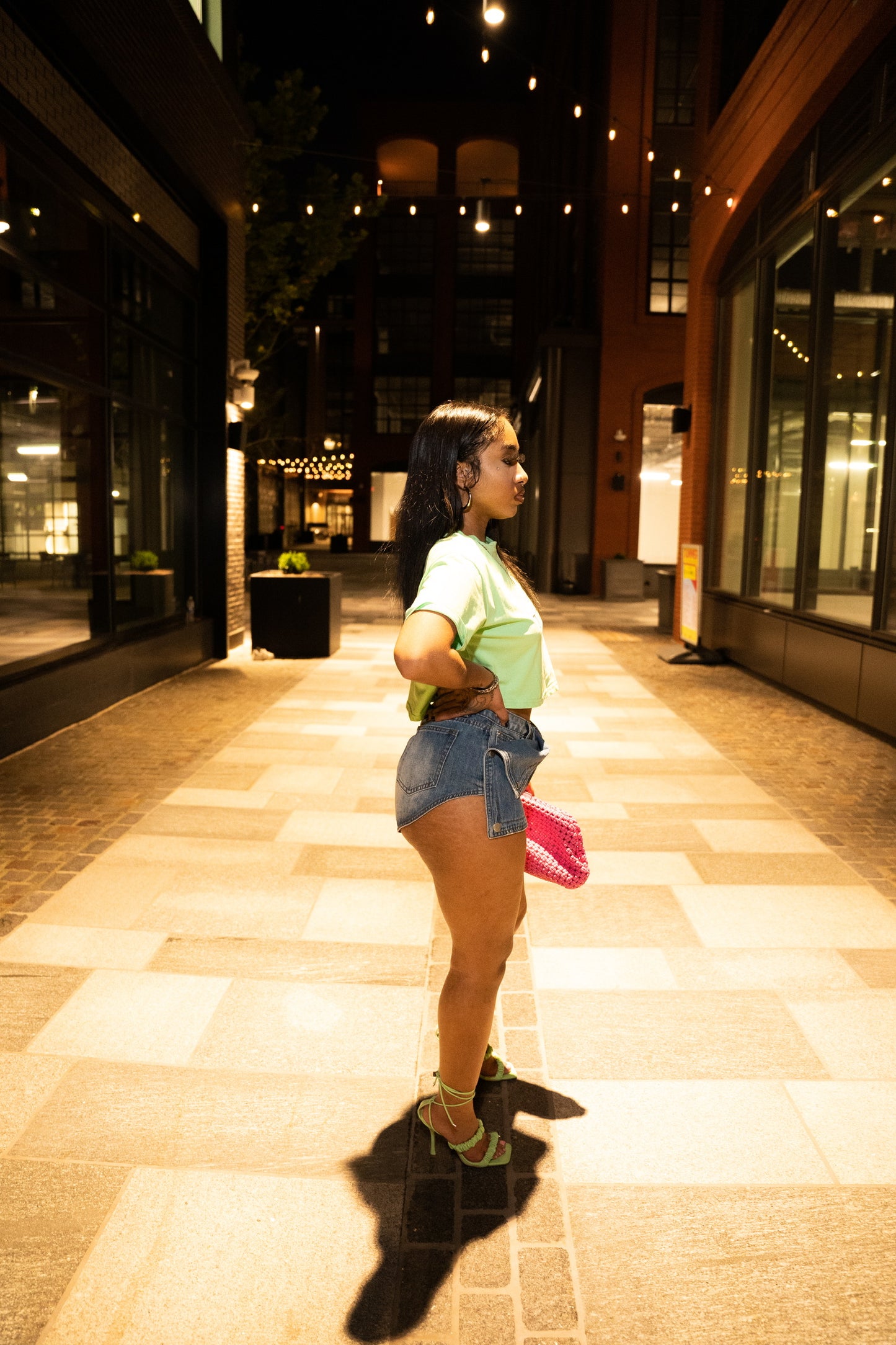 Drawn in skort