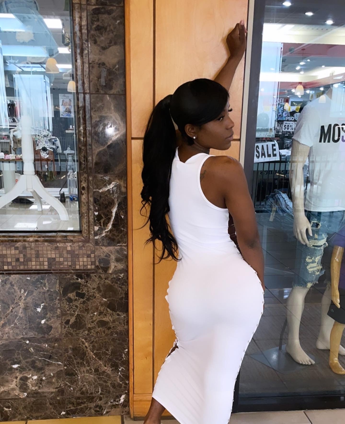 Safety maxi dress