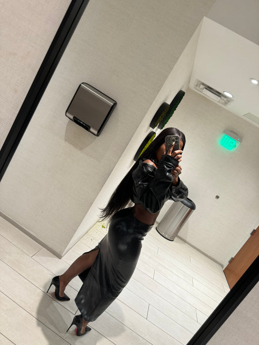 Mile leather jacket