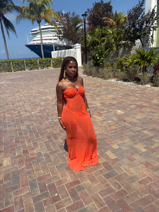 Clay moon dress
