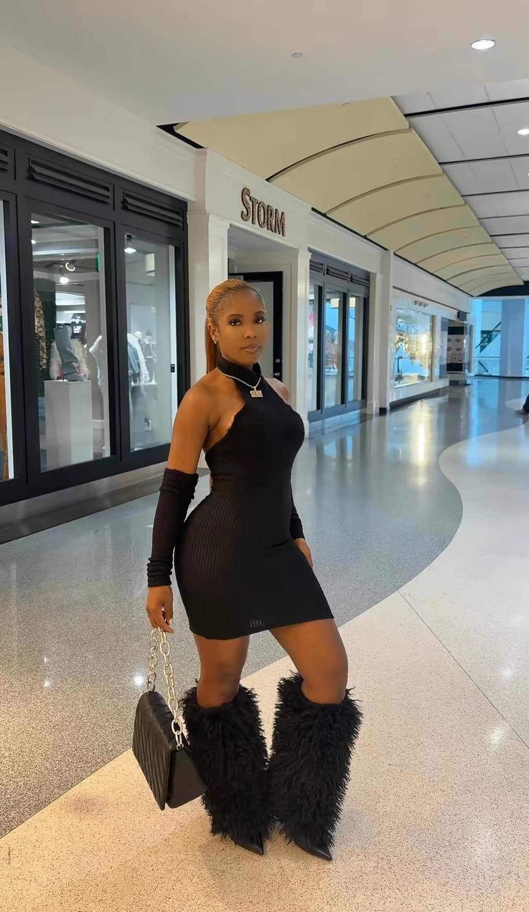 Shameka sweater dress