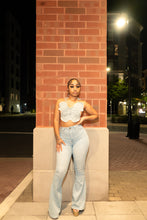 Load image into Gallery viewer, Denim butterfly top