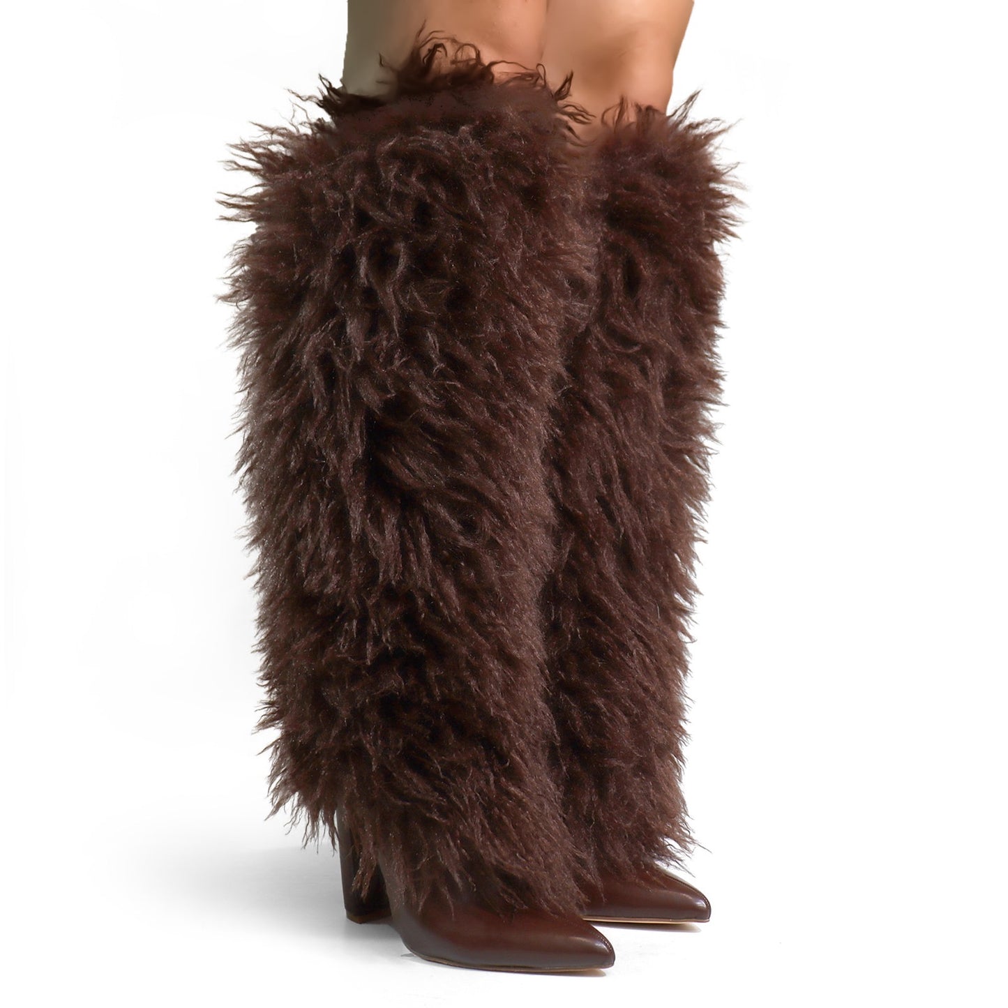 Breathless fur boot