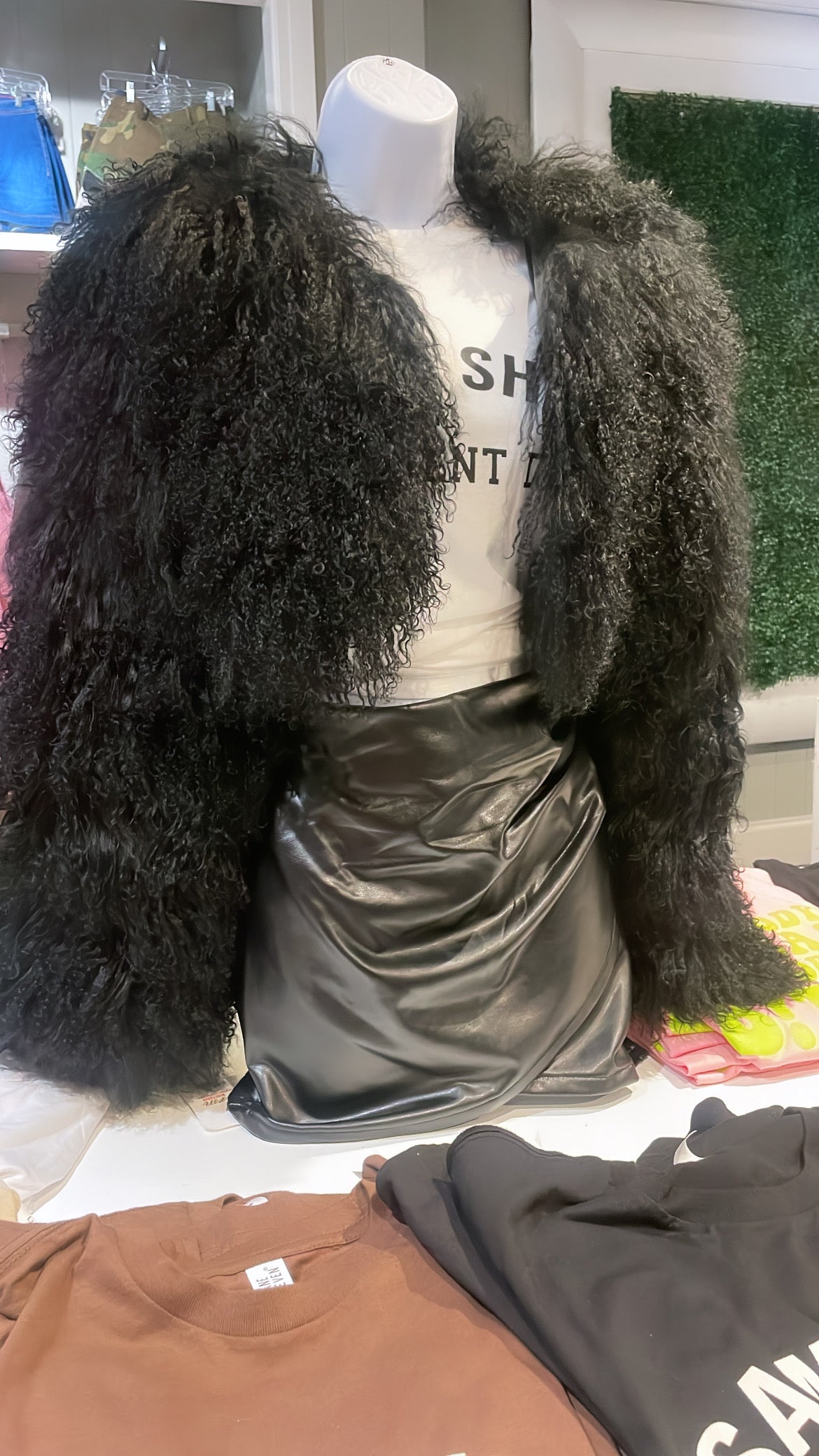 Mongolian fur coat