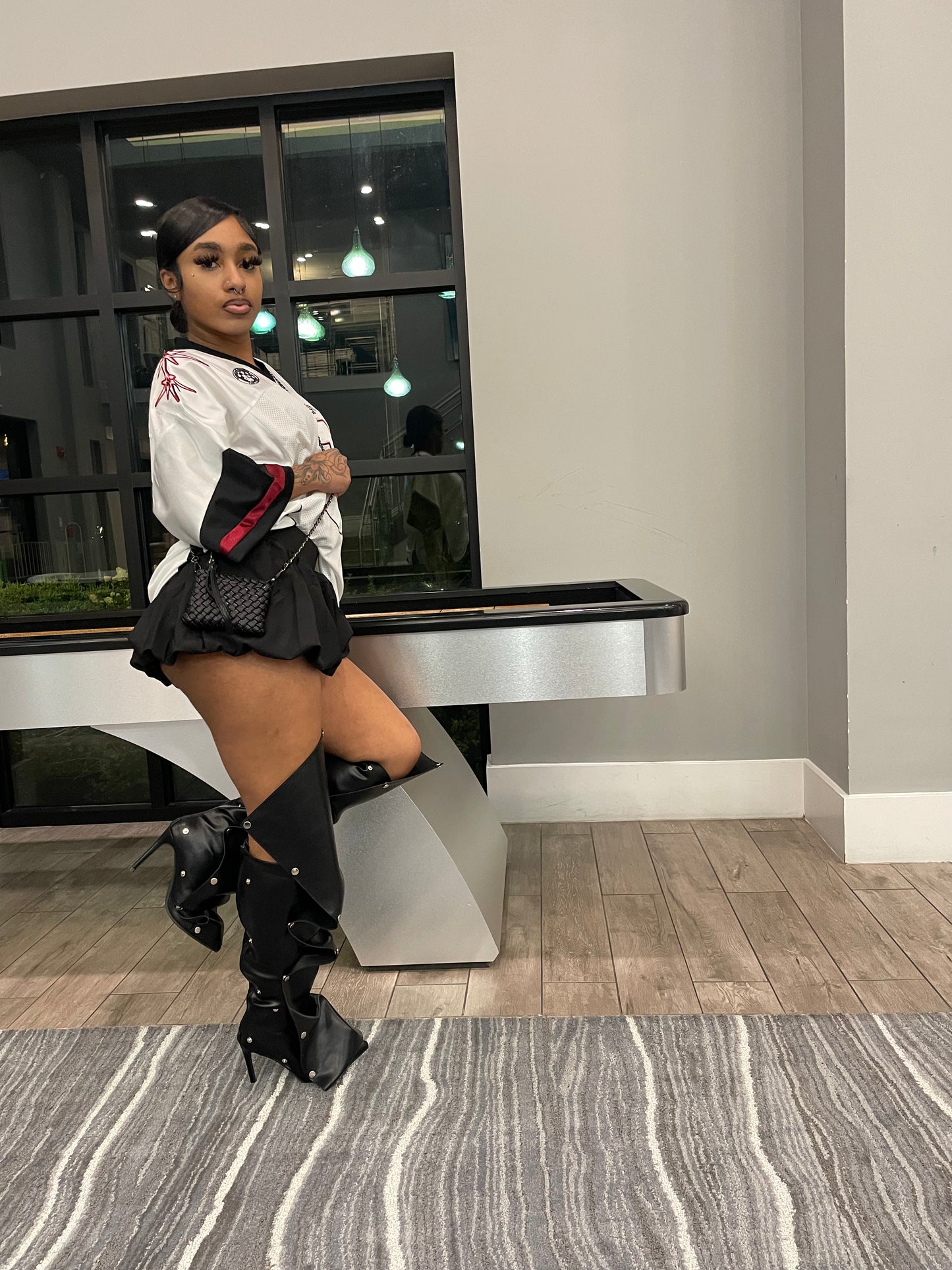 Big 3 jersey skirt set