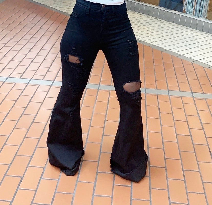 Girlfriend denim jeans