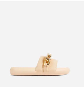Locked in sandal