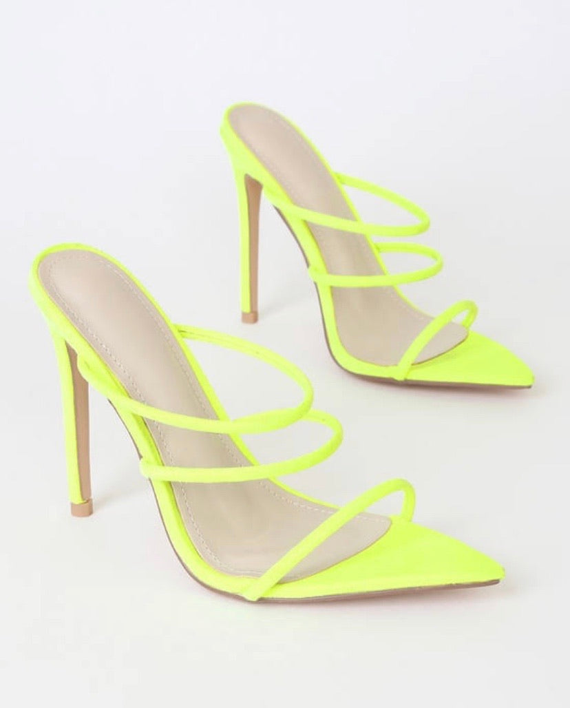 Sexy neon heel