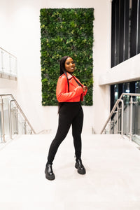Crop leather