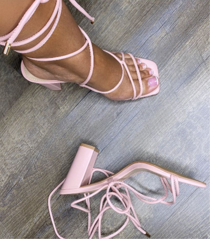Wrapped heel