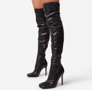 Glitz thigh high boot